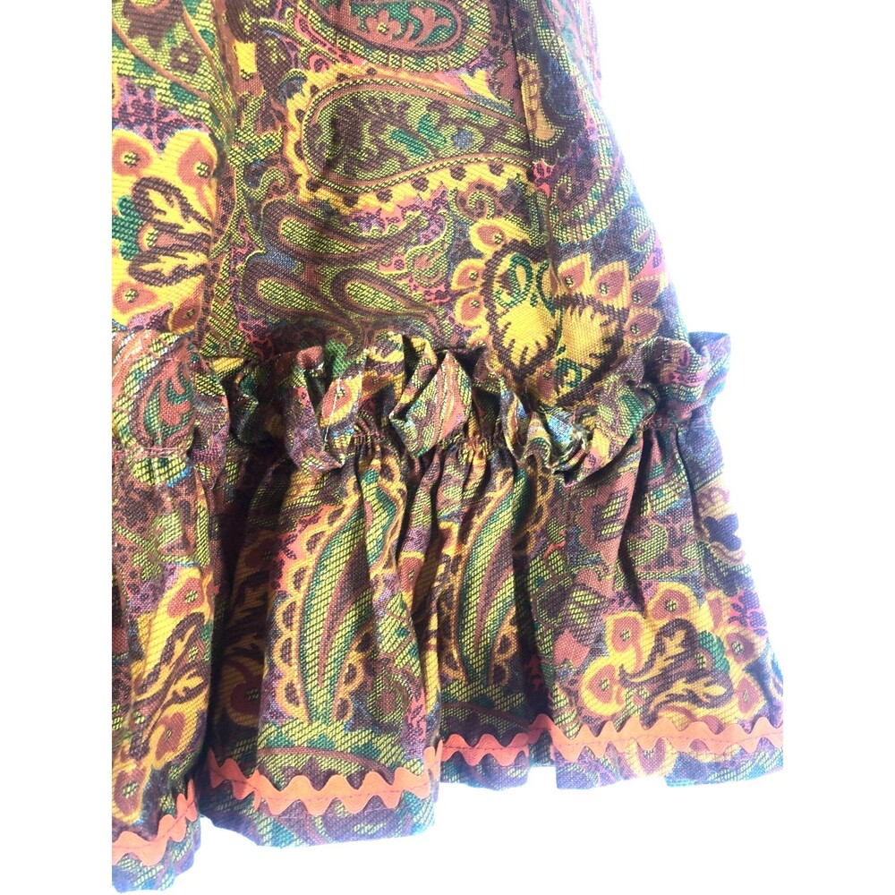 Vintage Hand Made Skirt - one of a kind size Small - Paisley - Picture 8 of 13